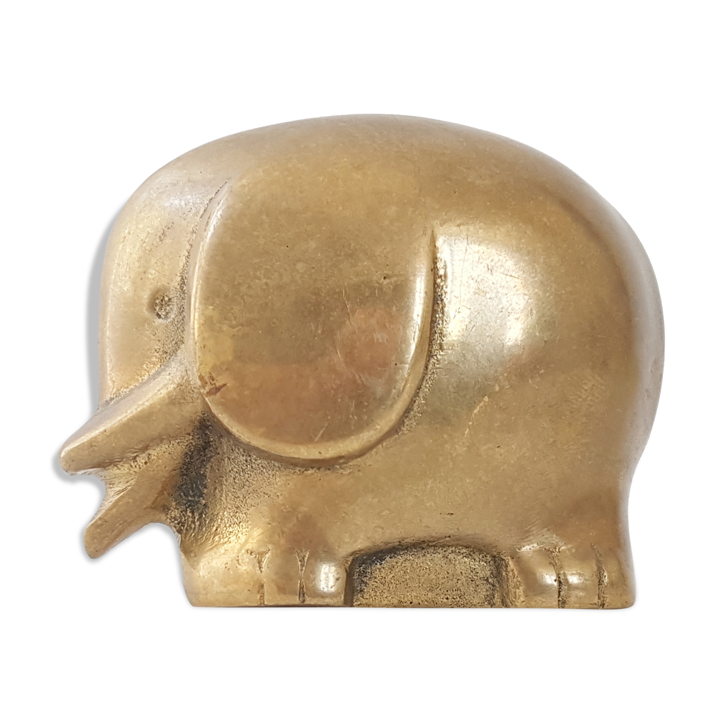 1970 Golden brass elephant
