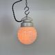 Vintage White Porcelain Pendant Light, 1970s