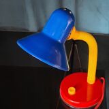 Multicolored table lamp 1980s Memphis style