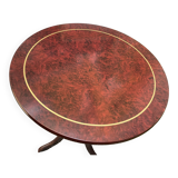 Table table vintage mahogany wood pedestal table
