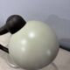 Klaus Hempel desk lamp for Hustadt Leuchten, ochre and beige, 1970s–80s