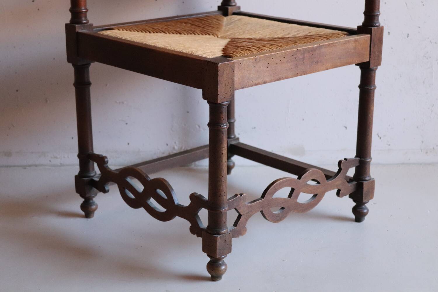 Vintage fireplace corner chair