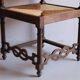 Vintage fireplace corner chair