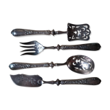 Couverts à hors d'oeuvre argentés anciens