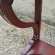 Console ancienne style louis xvi plateau bois
