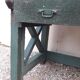 Établi industriel d'atelier 4m ancien