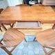 Dining table + 6 chairs inspired by Hans J. Wegner CH30 – rosewood wood
