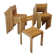 Set of beech chairs
