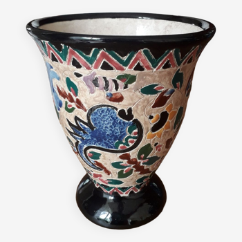 Vase Vallauris J Massier