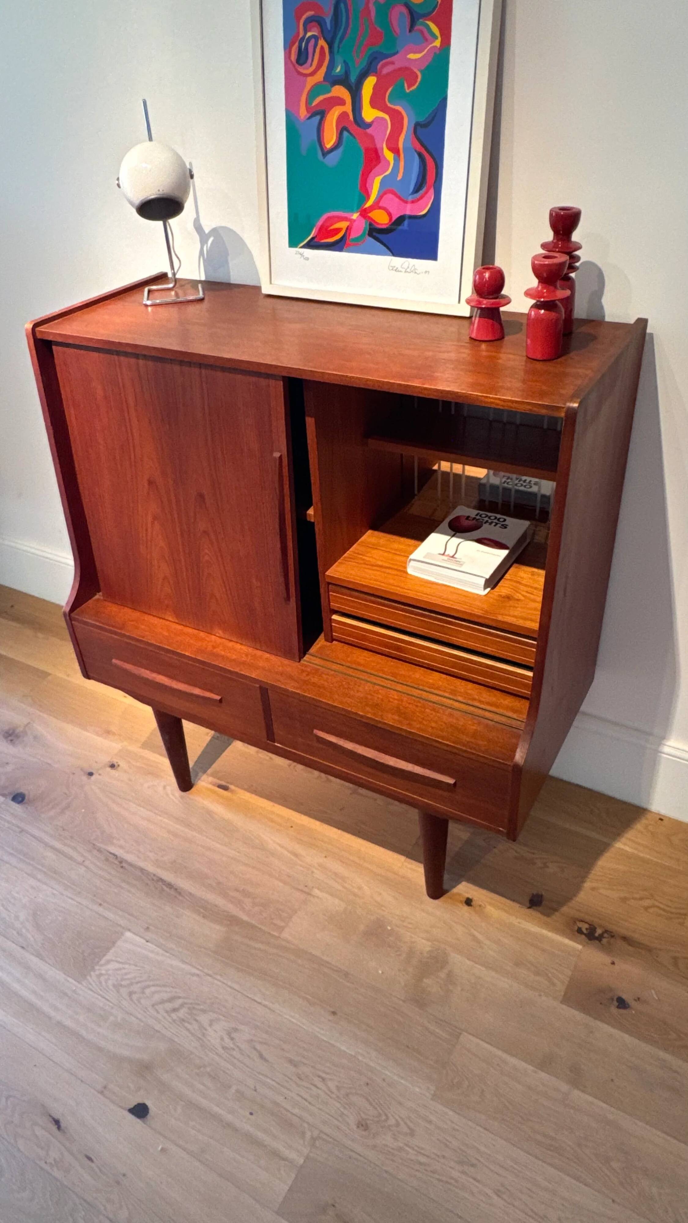 Buffet scandinave vintage en teck "Mads"