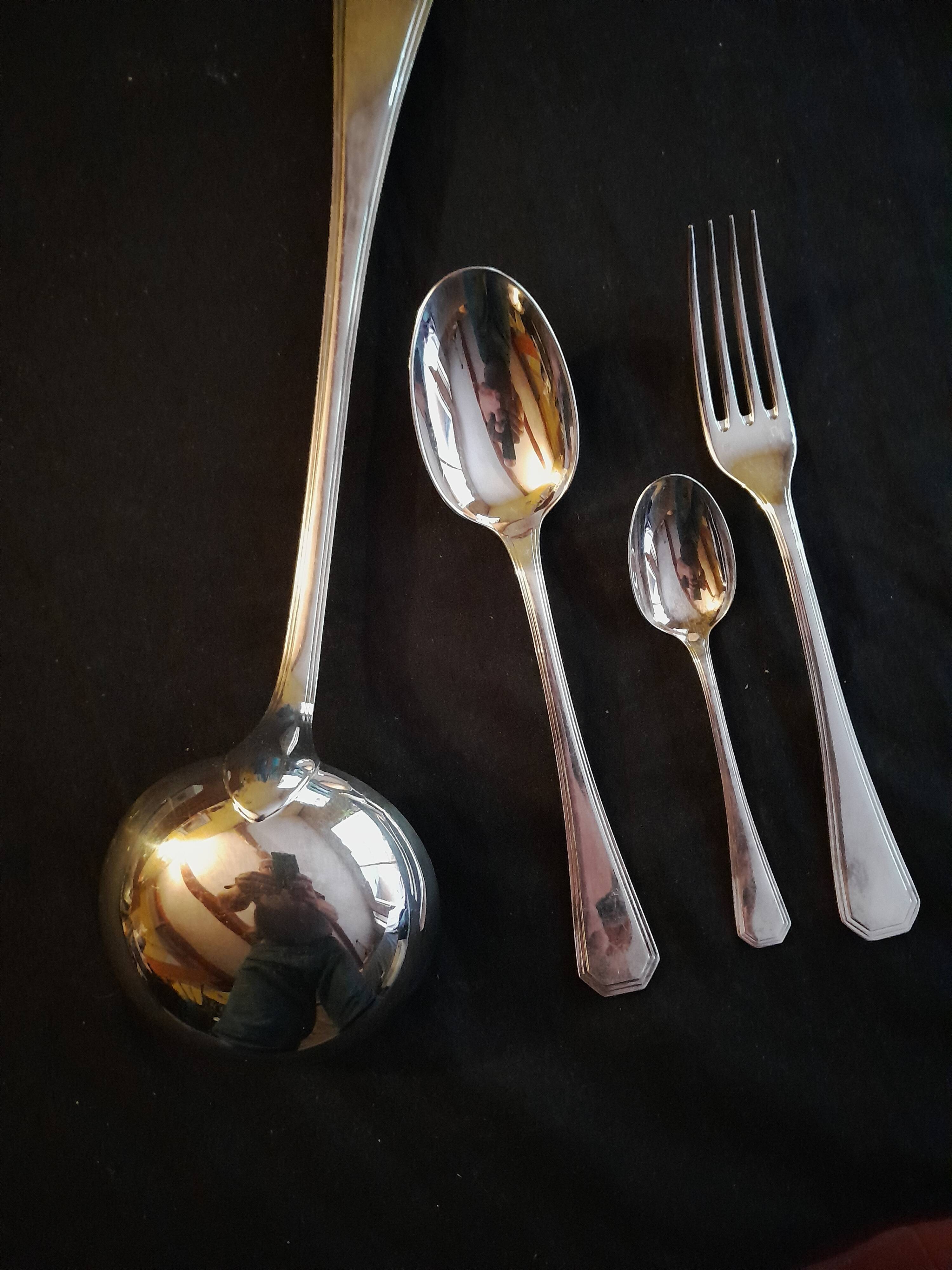 menagere 37 pieces christofle model art deco america