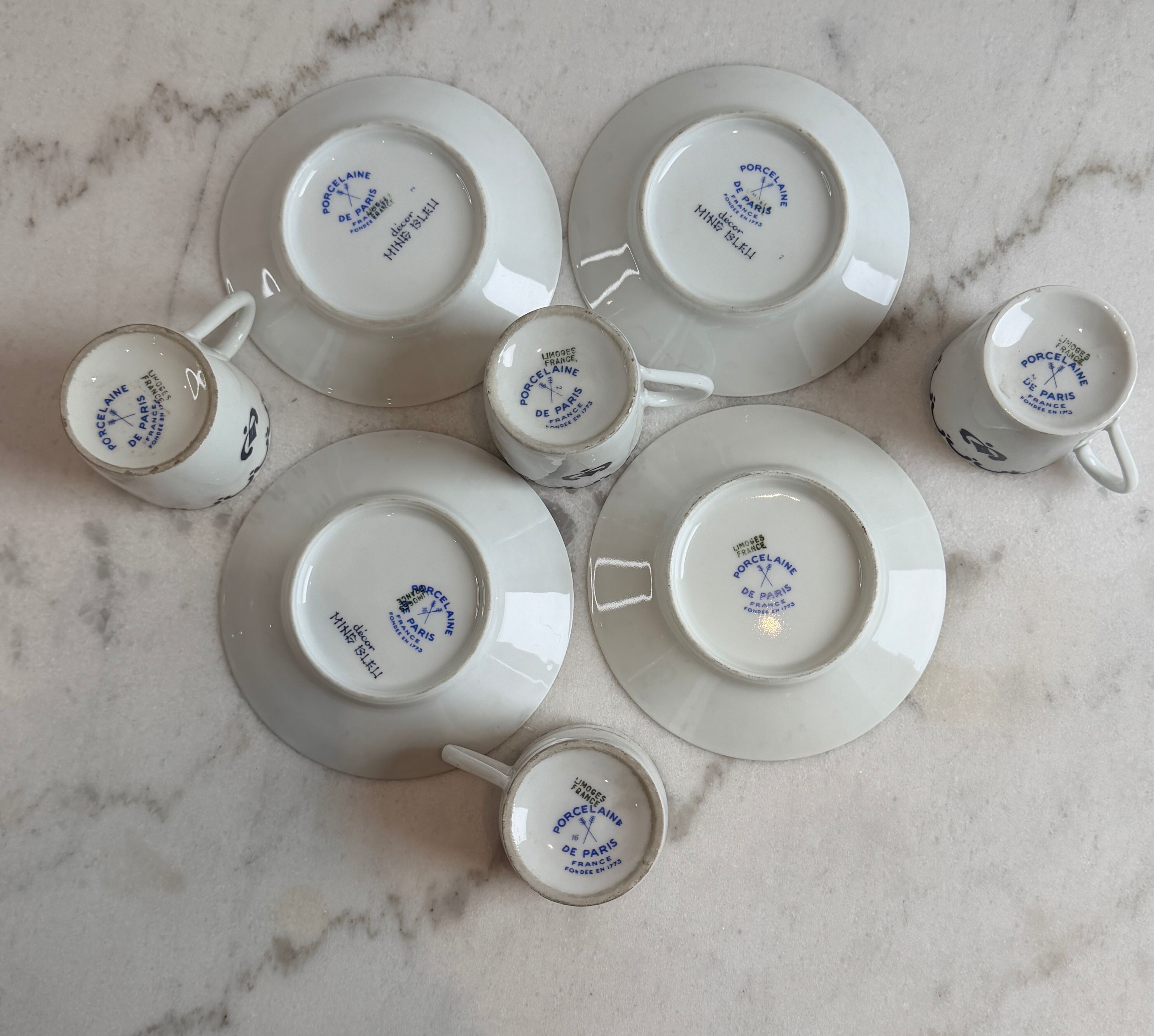 Limoges porcelain coffee service
