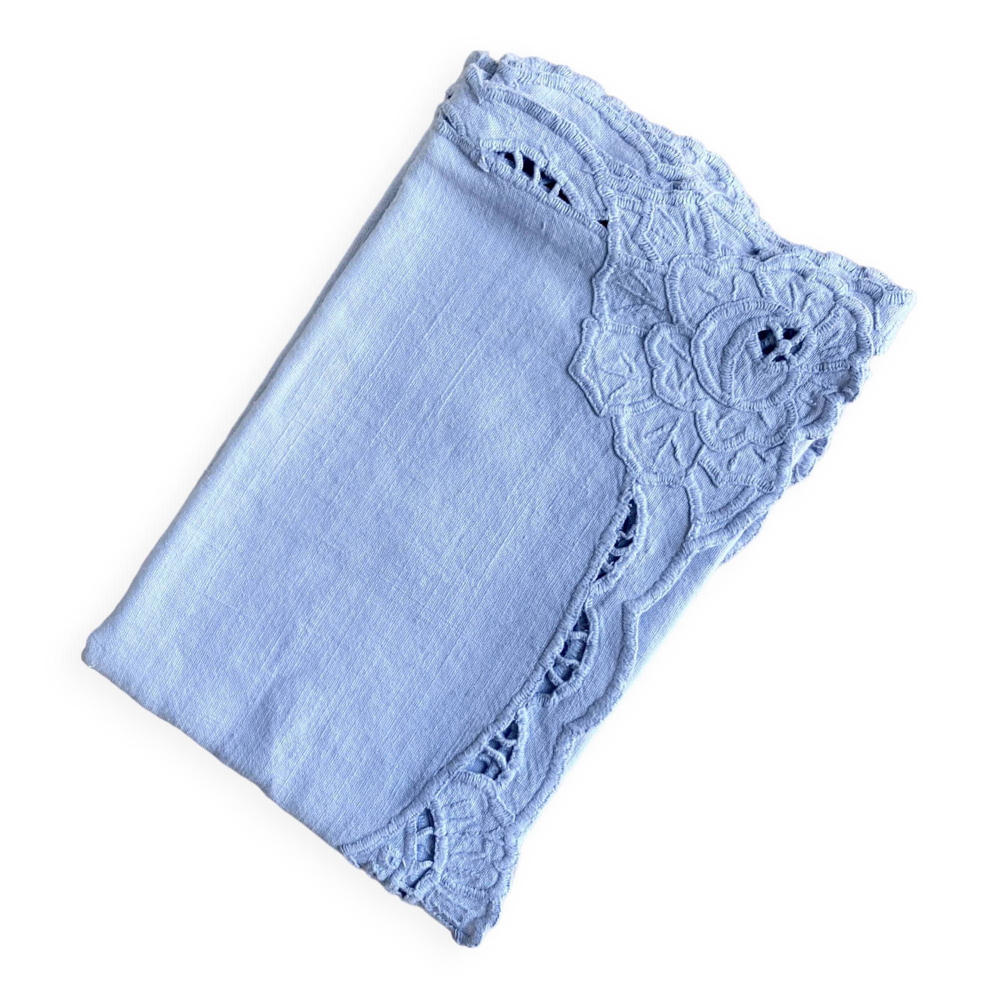 Vintage embroidered fireplace / centerpiece