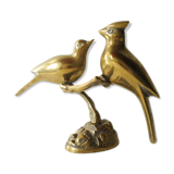 Couple brass birds