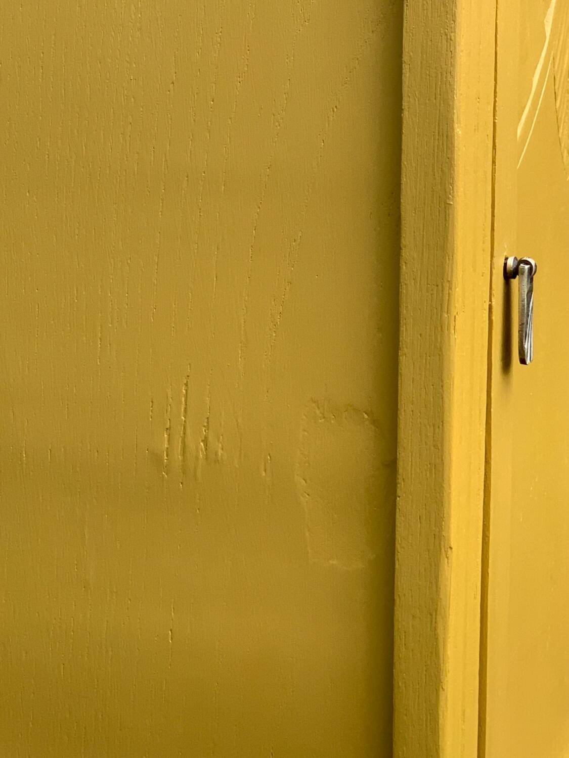 Parisian art deco buffet in yellow ochre