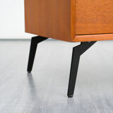 Vintage teak row, 160cm, restored