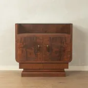 Expressive Art Deco chest of drawers with root wood veneer, Germany, 1930s
