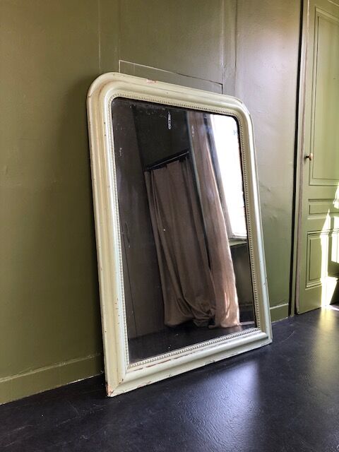 Mirror Louis Philippe patina green water
