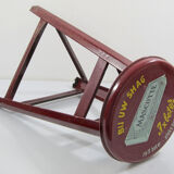 Mascotte Red Metal Stool – 1950s Cigarette Advertising Collectible