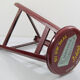 Mascotte Red Metal Stool – 1950s Cigarette Advertising Collectible