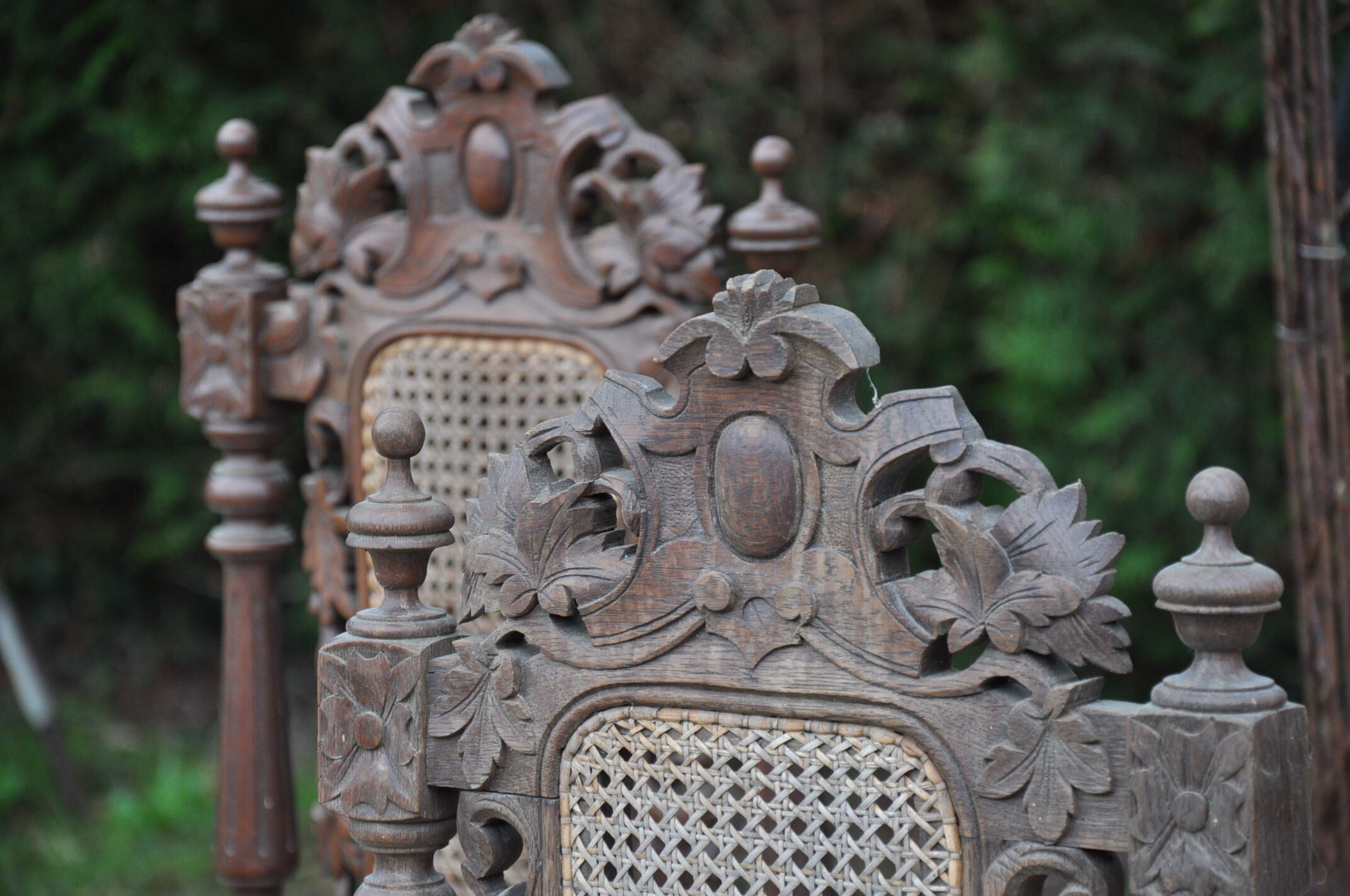 Henri II style chairs