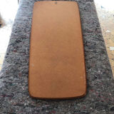 Rounded Scandinavian mirror 36x79cm