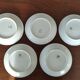 Dish and 11 dessert plates in porcelain by Chapus Frères Limoges.