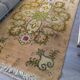 Vintage Moroccan medallion rug in pure wool – 293 x 180 cm