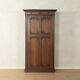 Cabinet en chêne ancien avec panneaux à caissons, vers 1900