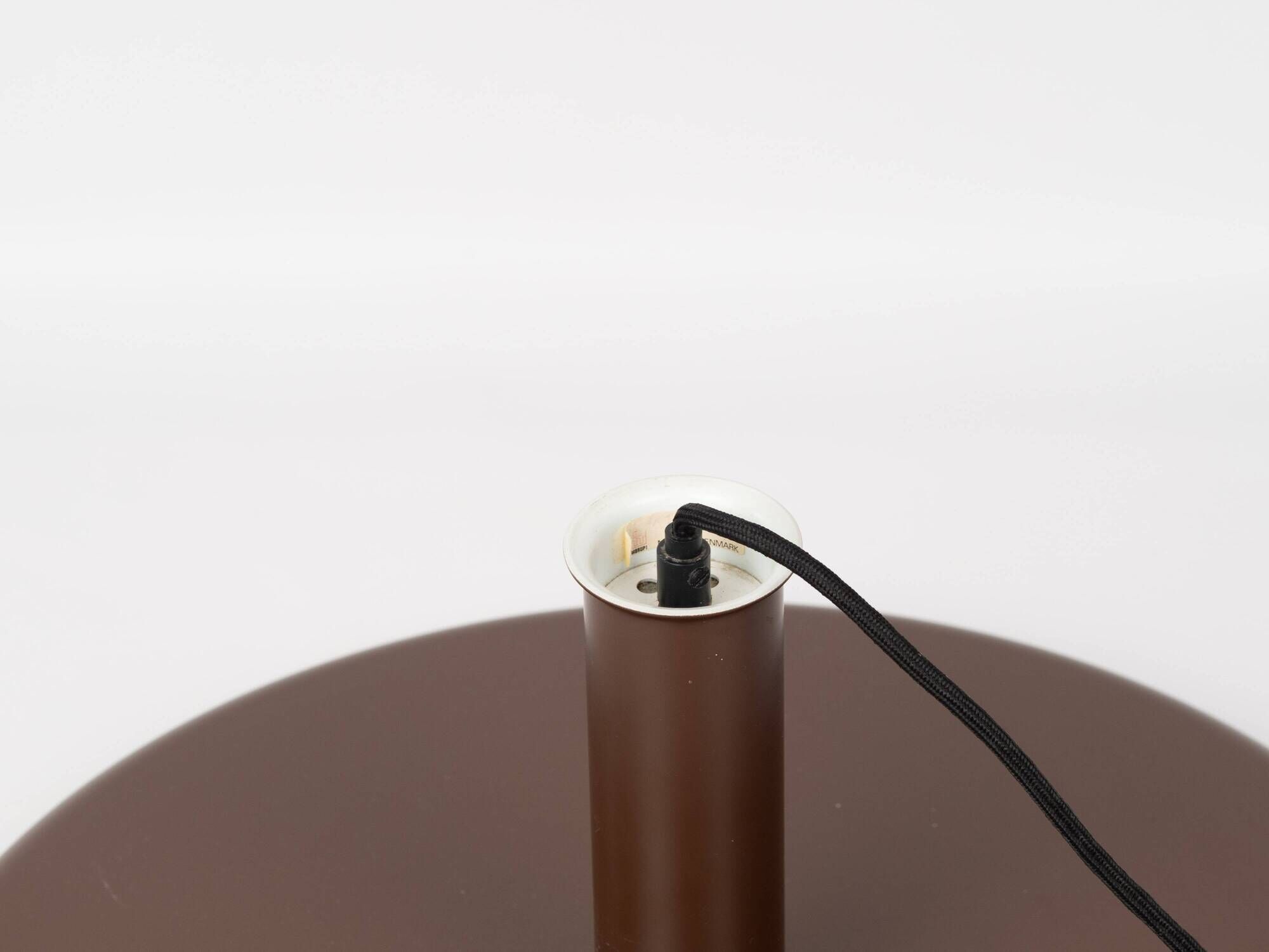 Danish vintage Optima pendant lamp by Hans Due, Fog og Morup, 1970s