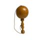 Old bilboquet toy in varnished wood 20th century