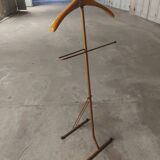 Foldable vintage night jack, wood and metal