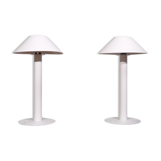 Pair of vintage Danish design editor Bent Karlby Lyfa lamps
