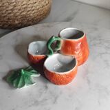 Salière poivrière pot a moutarde barbotine