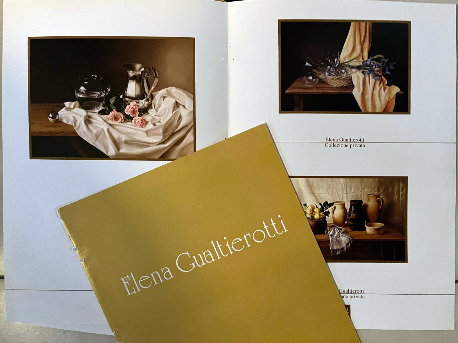 Tableau HST Elena Gualtierotti (born in 1961) "Still Life with Fruits"