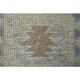 1970s Vintage Turkish Oushak Handmade  Beige Area Rug 113x192