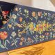 Large vintage floral pattern tapestry, 1970s