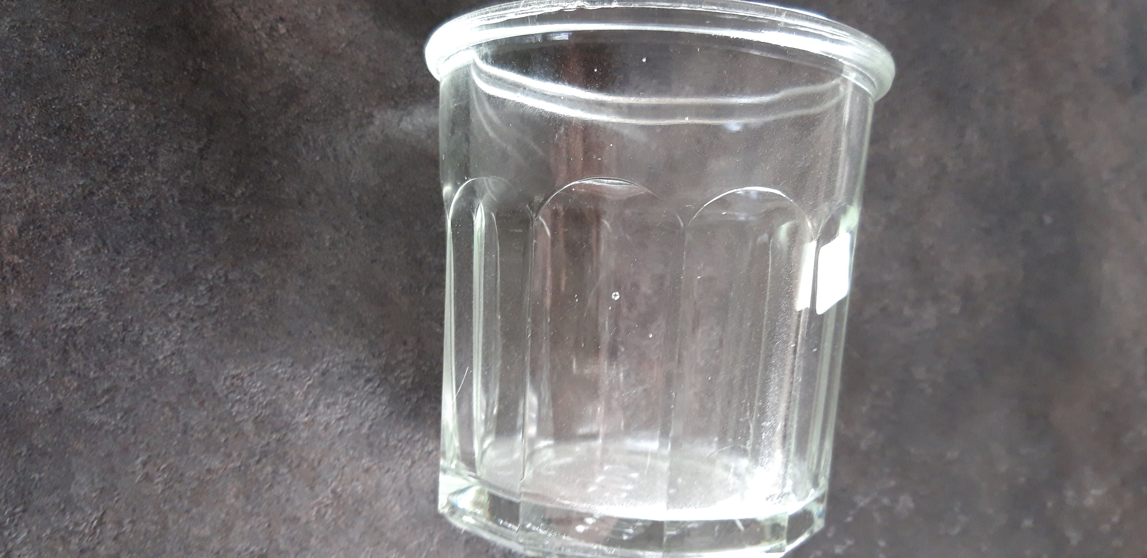 Old faceted jam jar 500 ml