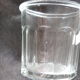 Old faceted jam jar 500 ml