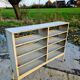 Industrial shelving unit rack shoe cabinet riveted