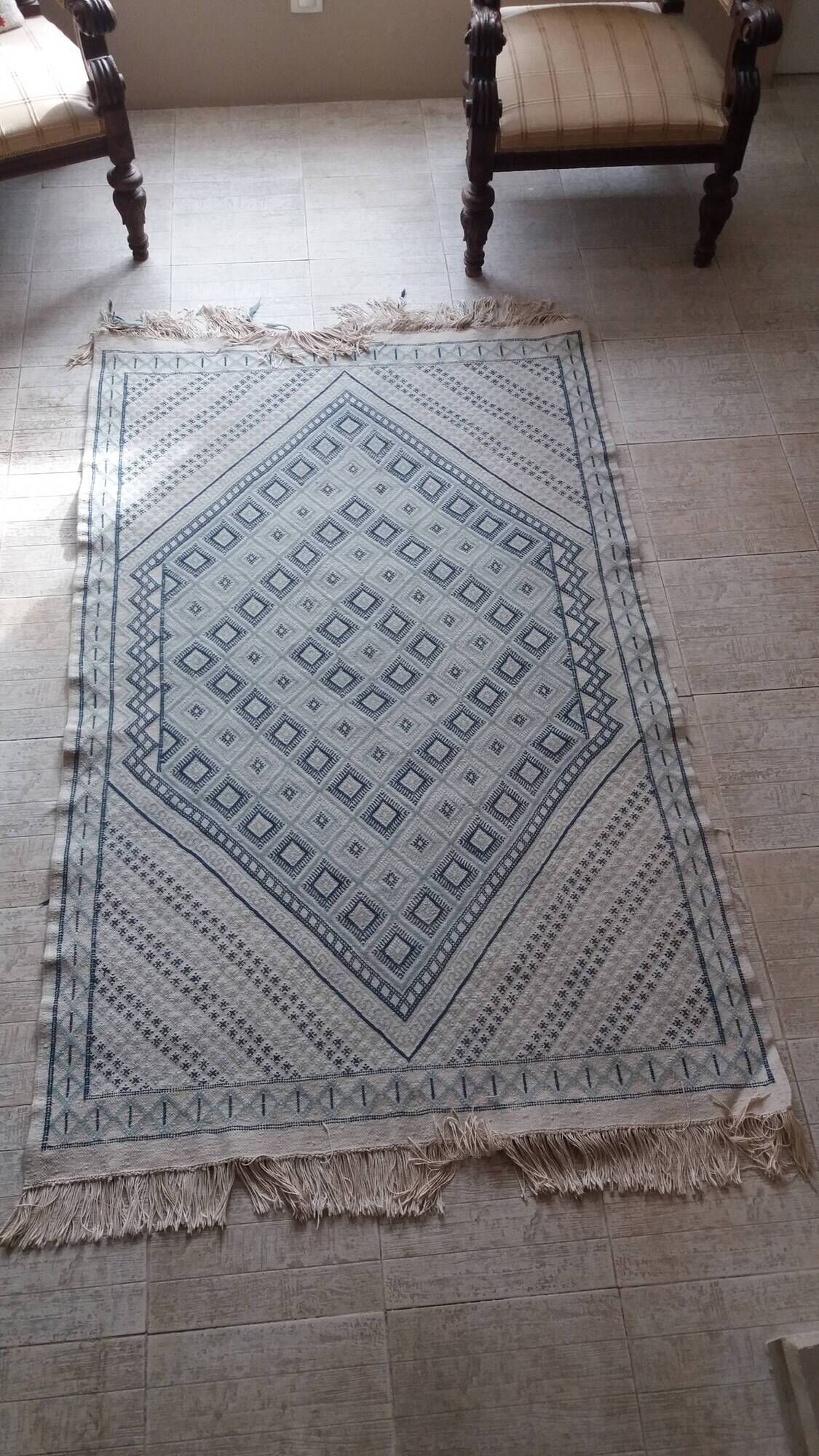 Berber wool rug