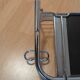 Porte-manteau vestiaire 4 patères miroir métal chromé