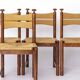 Lot de 4 chaises vintage ASKO Odessa, chaises de salle à manger finlandaises du milieu du siècle des années 1970