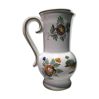 Malicorne porcelain pitcher