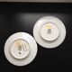 2 Plates 16 cm Legno Taitu Milano Vintage