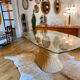 McGuire 1970 Rattan Dining Table