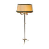 Tripod floor lamp in gold metal