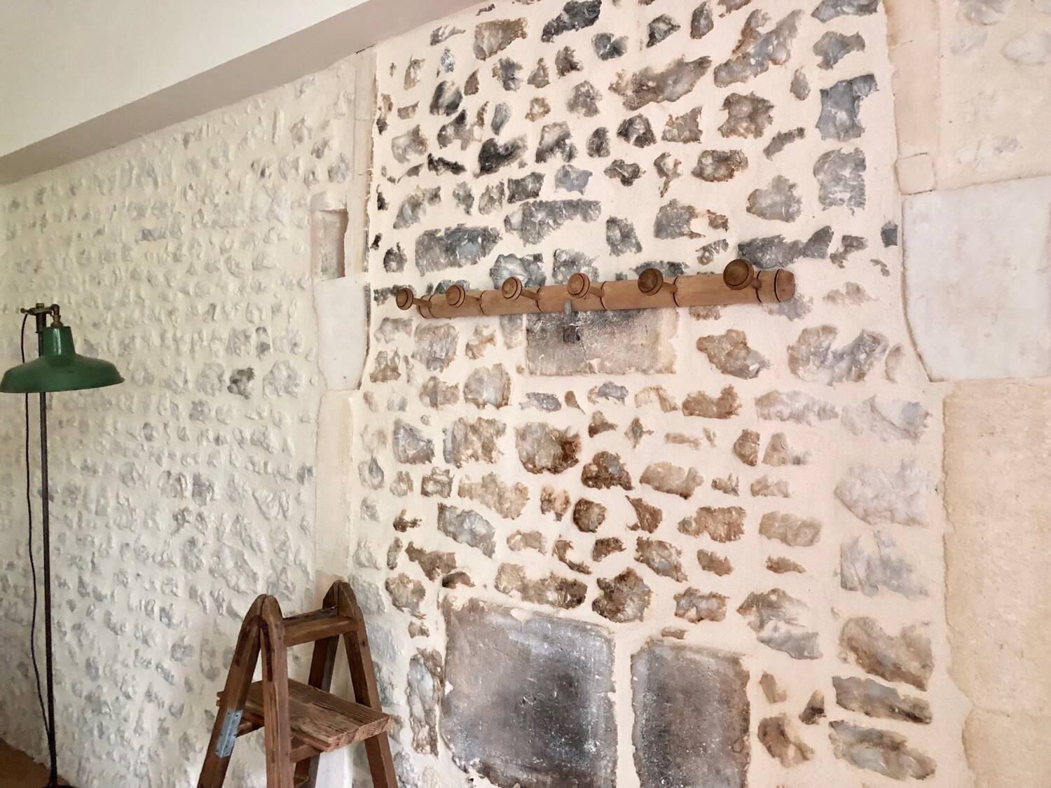 Wooden coat hooks from the 1930s