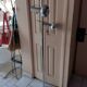 Vintage 70s floor lamp in chrome and aluminum reflector