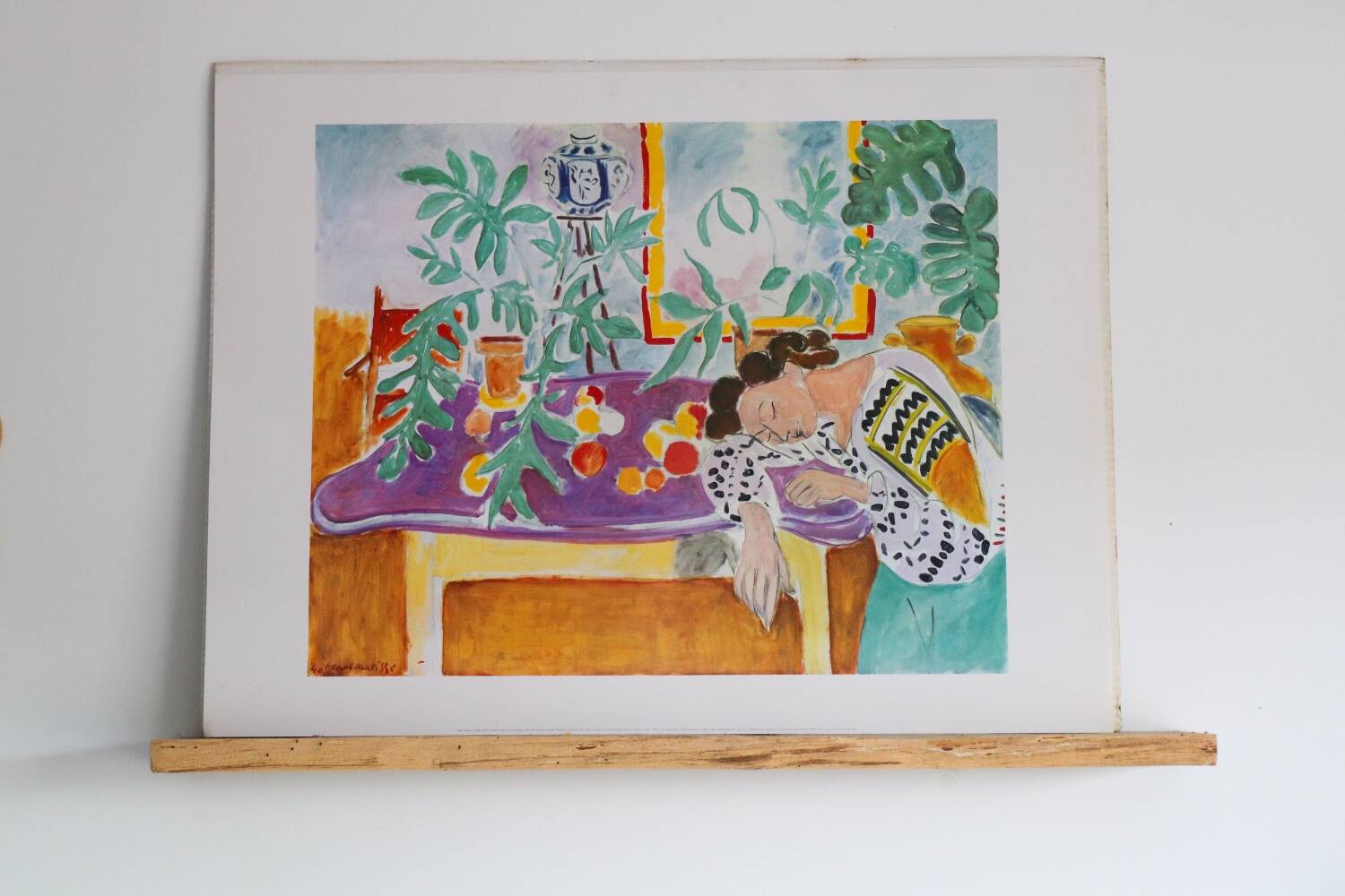 Grande Affiche dormeuse Matisse 1999 france